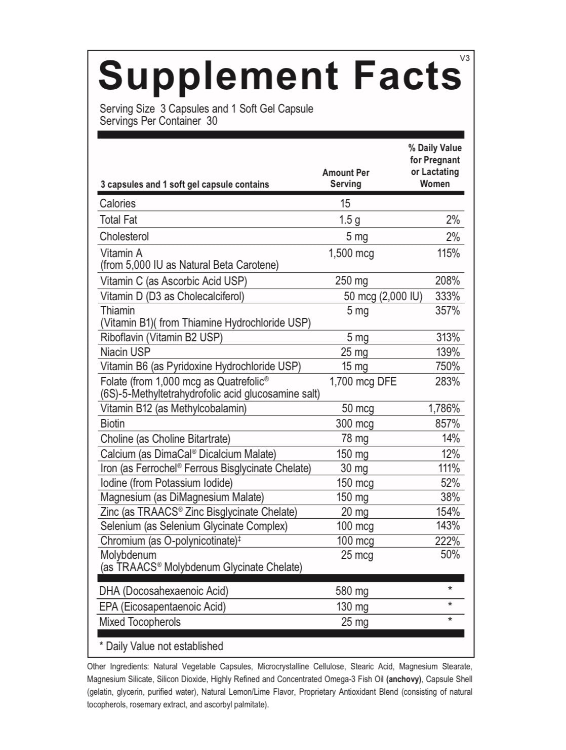 Orthomolecular Prenatal Complete w DHA | Alternative Wellness Solutions